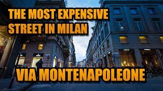 The most expensive street in Milan, Via Montenapoleone