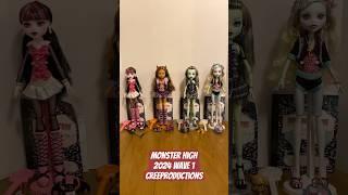 Monster High 2024 Draculaura, Clawdeen, Frankie, and Lagoona Creeproductions 🩷 #monsterhigh