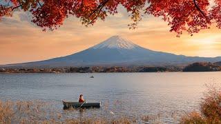 Iconic Views of Mount Fuji in Autumn . With a list of locations