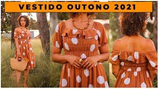 Vestido Outono 2021 | Molde e Costura | Dayse Costa