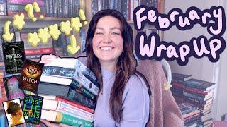 February Reading Wrap Up️ 12 books, 1-6 star reads! (and a DNF)