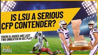 Oct. 21: SEC title? CFP? LSU is in that conversation