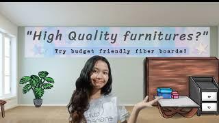 Banana and Pineapple fiber for fiberboard? SMF furniture (Full video) /Technopreneurship project