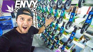 ENVY SCOOTERS FACTORY FULL TOUR!