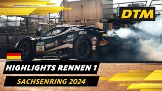 Was passiert in Rennen 1? | DTM 2024 Highlights | Sachsenring