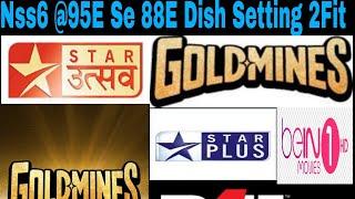 Nss6 @95E Se St@88E Dish Setting On 2Fit Dish And Working Channel list