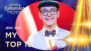 MY TOP 16 JESC 2021 | EURO ALFA