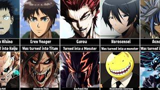 Anime Characters Who Turned into Monsters