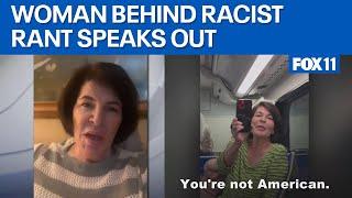 Woman caught on viral racist rant at LAX speaks out