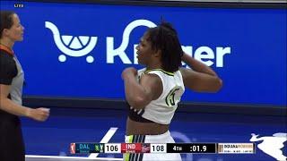  EJECTION, McCowan gets 2nd tech with 1 SECOND left | Indiana Fever vs Dallas Wings WNBA basketball