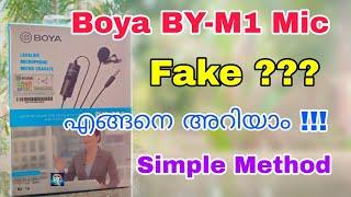 How to Check Boya By M1 Mic is Fake or Original