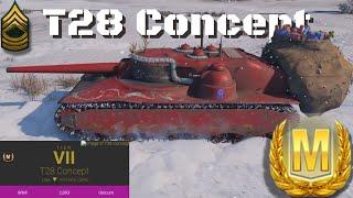 T28 Concept Ace Tanker Battle, World of Tanks Console Modern Armor.