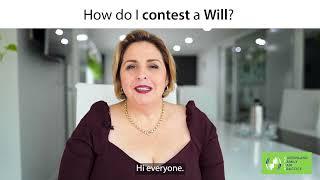 How do I Contest a Will?