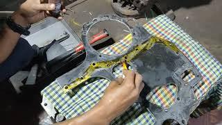 Mitsubishi  4D35 Engine Overhauling