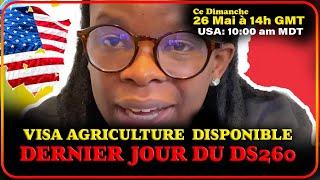 VISA AGRICULTURE  DISPONIBLE - DV LOTTERY