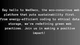 Join Web3Eco, invest in forestry via eco-friendly Polygon NFTs. #Web3Eco