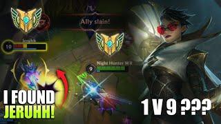 WILD RIFT: Nighthunter Vayne vs Jeruhh "Fizz Main" Epic Battle!