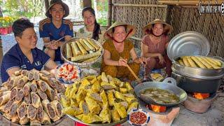 Bún Chả Đậu Hủ Cuộn Thịt Chiên Giòn, Nấm Mèo | Món Ngon Mẹ Làm Nơi Quê Nhà ||Mom's Delicious Food