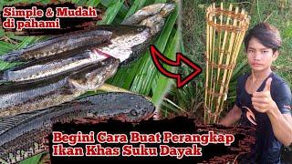 Cara Membuat Perangkap || Jebakan Ikan Gabus - Perangkap Ikan Lele di - Dari Bambu