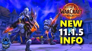 Blizzard Drops NEW 11.1.5 INFO, Old Boss Challenge MODE, Visions & MORE World of Warcraft NEWS