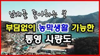 (01102)통영토지 사량도에서 농막이나 전원주택 짓고 낚시 즐기며 지낼 분