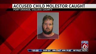 Accused child molester caught