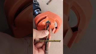 Stop wasting money buying all those drill bits️ #tools #besttools
