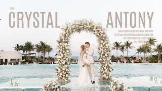 Dreams Playa Mujeres Mexico Wedding Crystal & Antony