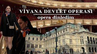 MOZART BURADA ÇALDI️| Viyana Devlet Operası, Wienna, Avusturya vlog