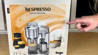 Nespresso VERTUO CREATISTA UNBOXING, FIRST USE & INITIAL REVIEW | Vertuoline Coffee Machine Reviews