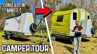 Most Expandable Camper I’ve EVER Seen! Watch it TRIPLE in Size in Minutes!