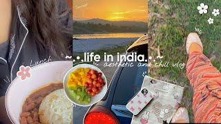 Day in my life | Aesthetic vlog Indian | life of introvert girl, living in India, food vlog n more