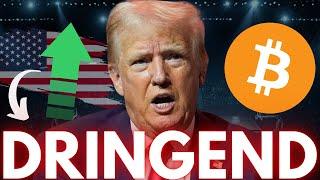 TRUMP will OHNE LIMIT BITCOIN PUMPEN!!(Kein Clickbait)