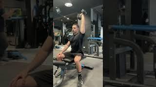 French press dumbbells triceps.