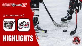 High School Hockey Game Highlights: St Mary's Knights vs CASS Huskies