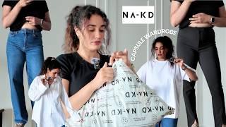 NA-KD clothing haul + try-on (capsule wardrobe edition)