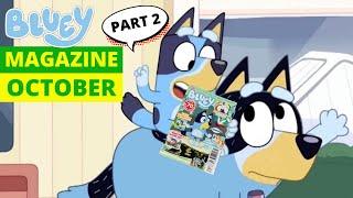 Bluey Magazine October 2021 Issue Part 2‼️ | Bluey Books & Crafts | Disney Jr | ABC Kids