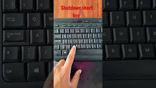 Shutdown short key  #subscribe #laptop #shots