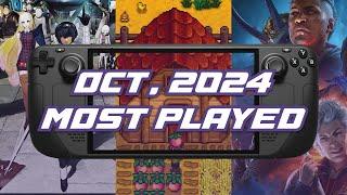 TOP 20 Most Played Steam Deck Games for October 2024 Revealed