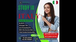  Free Education in Italy  for International Students | First Call Admissions  Open 2025 September