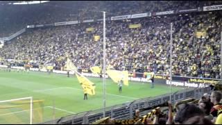 Dortmund (vor Spielbeginn) BVB 09 gegen Eintracht Braunschweig - 1. Heimspiel Westfalenstadion