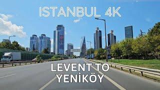 Istanbul 4K Drive from Levent to İstinye and Yeniköy Virtual Drive and Sightseeing Tour