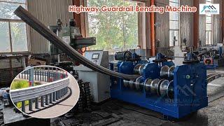 highway guardrail roll forming machine | Crash Barrier Machine | Highway Guardrail Bending Machine