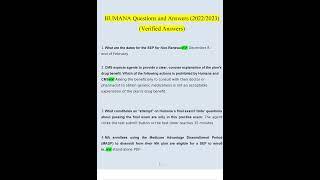 Humana Test Questions 2022/2023  Consisting Of 89 Questions With Verified Answers From Experts