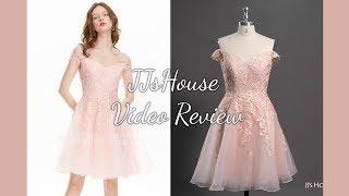 Romantic Off The Shoulder Tulle Homecoming Dress - JJsHouse