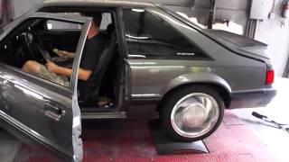 Supercharged Fox Body Mustang Dyno Tune Pull H/C/I