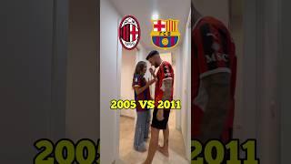 COMPARANDO PLANTILLAS (AC MILAN VS FC BARCELONA) #acmilan #fcbarcelona #cules #rossoneri #messifans