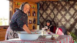 Azerbaijani Mountain Village | Simple Village Living | Grandma’s Kitchen & Traditional Meals