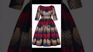 Lovely A shaped short gown styles for ladies #lovely #short #gown #ankara #africanprintstyle