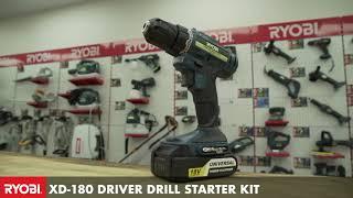 XD-180 Cordless Driver Drill Starter Kit.